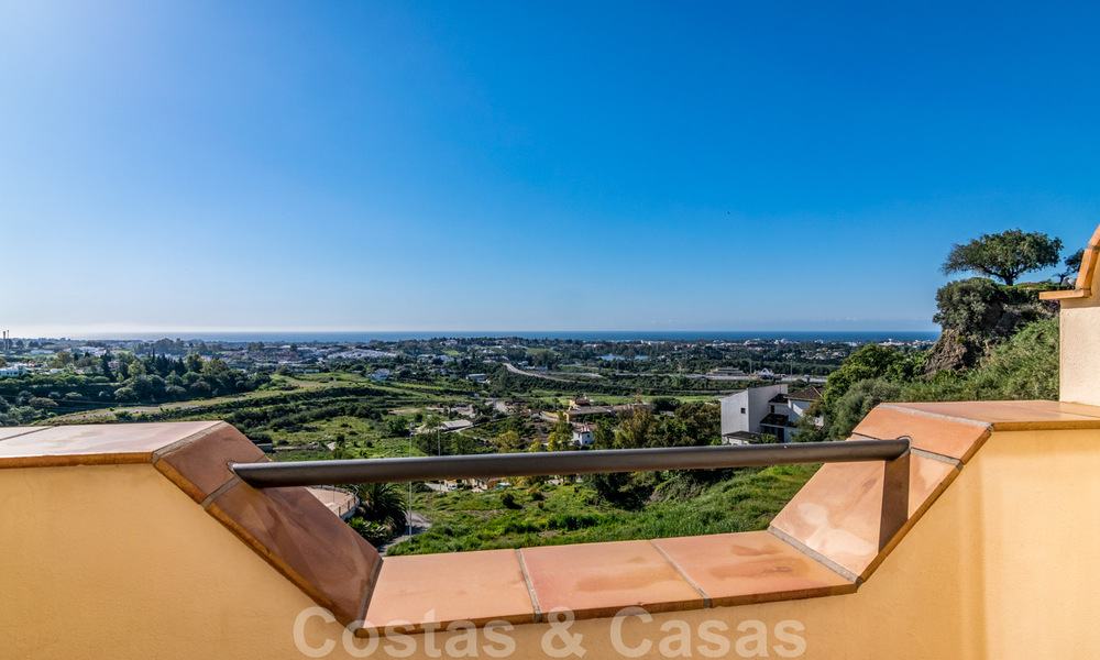 Luxueux penthouse en duplex à vendre avec vue panoramique sur la mer à Benahavis – Marbella 41479