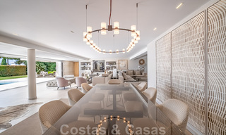 Magnifique villa à vendre, rénovée dans un style luxueux et moderne, sur le Golden Mile à Marbella 41684 