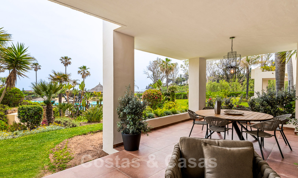 Prêt à emménager, appartement de luxe à vendre, dans un complexe de plage sur le New Golden Mile entre Marbella et Estepona 41900
