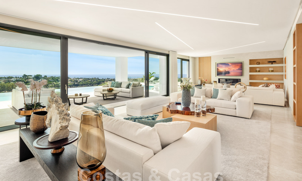 Villa moderne à vendre avec vue panoramique sur la mer à Marbella - Benahavis 58763