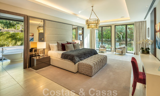 Villa de luxe contemporaine et moderne à vendre dans un style de resort avec vue panoramique sur la mer à Cascada de Camojan à Marbella 42085 