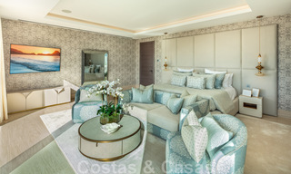 Villa de luxe contemporaine et moderne à vendre dans un style de resort avec vue panoramique sur la mer à Cascada de Camojan à Marbella 42088 
