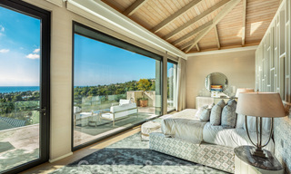 Villa de luxe contemporaine et moderne à vendre dans un style de resort avec vue panoramique sur la mer à Cascada de Camojan à Marbella 42092 