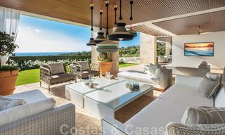 Villa de luxe contemporaine et moderne à vendre dans un style de resort avec vue panoramique sur la mer à Cascada de Camojan à Marbella 42103 