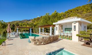 Villa de luxe contemporaine et moderne à vendre dans un style de resort avec vue panoramique sur la mer à Cascada de Camojan à Marbella 42106 