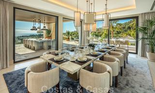 Villa de luxe contemporaine et moderne à vendre dans un style de resort avec vue panoramique sur la mer à Cascada de Camojan à Marbella 42114 