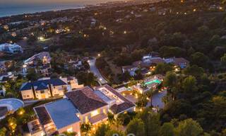 Villa de luxe contemporaine et moderne à vendre dans un style de resort avec vue panoramique sur la mer à Cascada de Camojan à Marbella 42124 