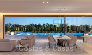 Villa de luxe moderniste à vendre à distance de marche de la plage de Guadalmina Baja, Marbella 42588 