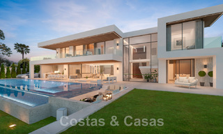 Villa de luxe moderniste à vendre à distance de marche de la plage de Guadalmina Baja, Marbella 42589 