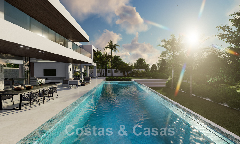 Villa de luxe moderniste à vendre à distance de marche de la plage de Guadalmina Baja, Marbella 42591