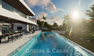Villa de luxe moderniste à vendre à distance de marche de la plage de Guadalmina Baja, Marbella 42591 