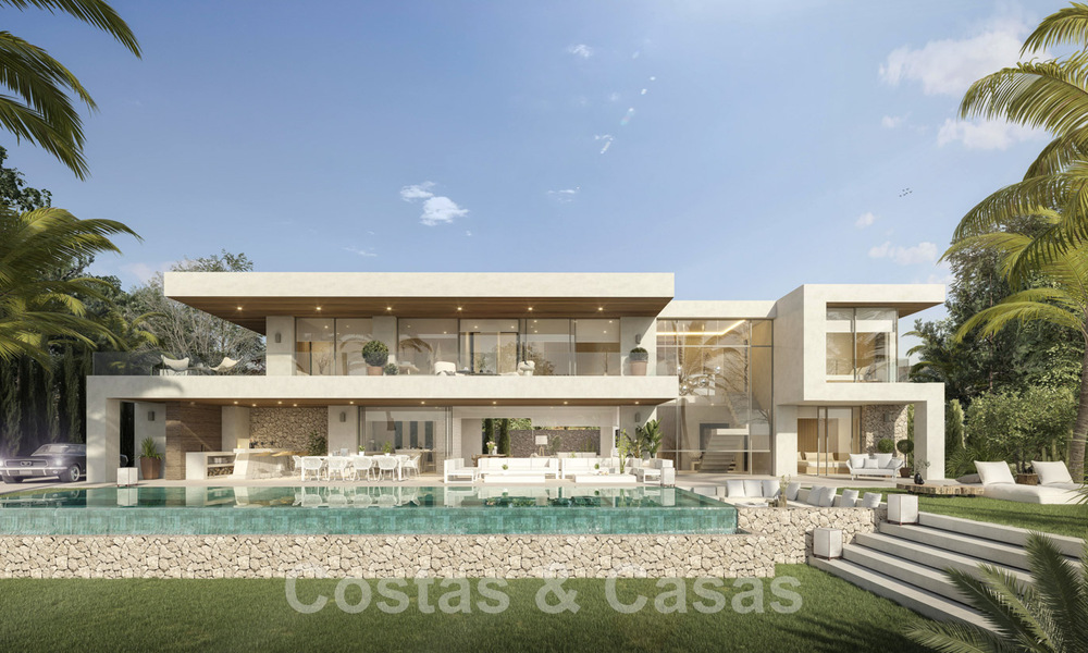 Villa de luxe moderniste à vendre à distance de marche de la plage de Guadalmina Baja, Marbella 42592