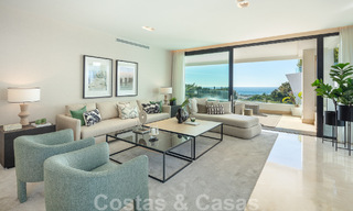 Spectaculaire penthouse moderne à vendre avec vue imprenable sur la mer dans le quartier très recherché de Sierra Blanca, sur la Golden Mile de Marbella 51511 