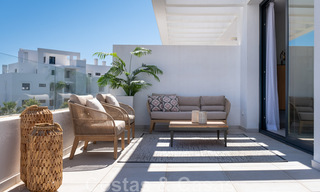 Prêts à emménager. Dernières 2 penthouses à vendre dans un style moderne dans un nouveau développement sur le New Golden Mile entre Marbella et Estepona 42527 