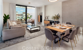 Prêts à emménager. Dernières 2 penthouses à vendre dans un style moderne dans un nouveau développement sur le New Golden Mile entre Marbella et Estepona 42541 