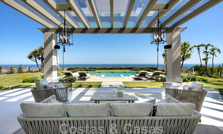 Vente d'une prestigieuse villa de luxe de style méditerranéen avec vue panoramique sur la mer à Benahavis - Marbella 43437 