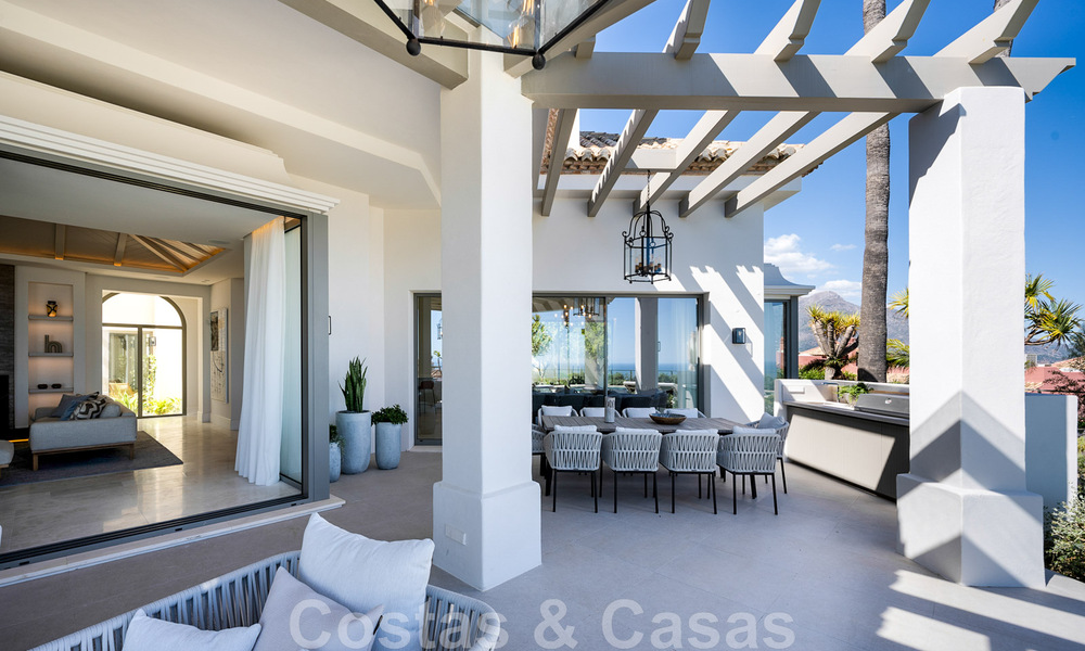 Vente d'une prestigieuse villa de luxe de style méditerranéen avec vue panoramique sur la mer à Benahavis - Marbella 43443