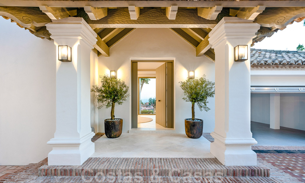 Vente d'une prestigieuse villa de luxe de style méditerranéen avec vue panoramique sur la mer à Benahavis - Marbella 43448