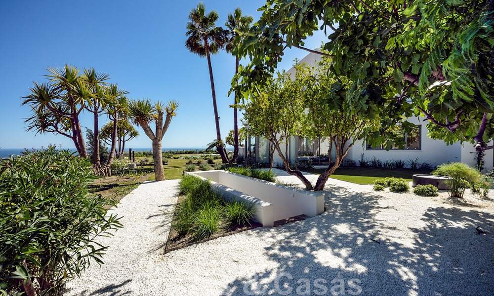 Vente d'une prestigieuse villa de luxe de style méditerranéen avec vue panoramique sur la mer à Benahavis - Marbella 43450