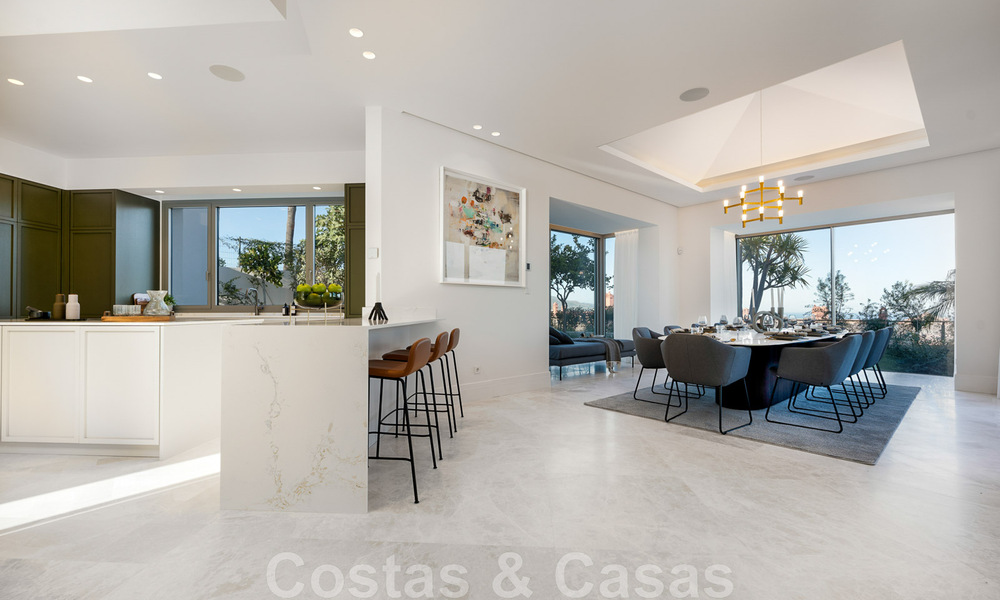 Vente d'une prestigieuse villa de luxe de style méditerranéen avec vue panoramique sur la mer à Benahavis - Marbella 43472
