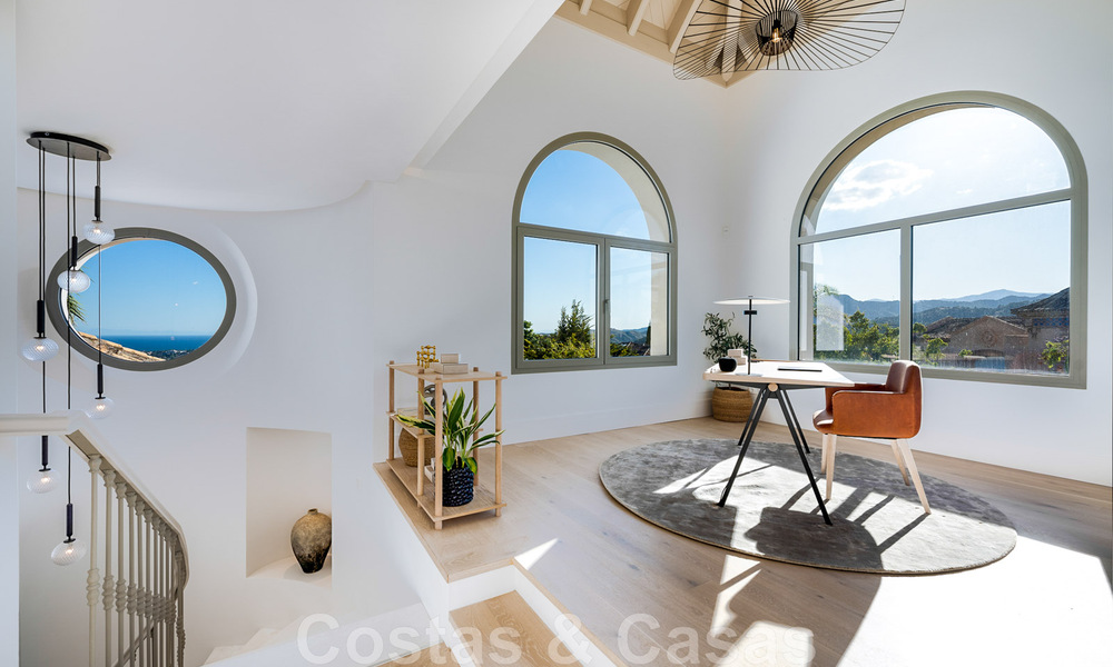 Vente d'une prestigieuse villa de luxe de style méditerranéen avec vue panoramique sur la mer à Benahavis - Marbella 43481