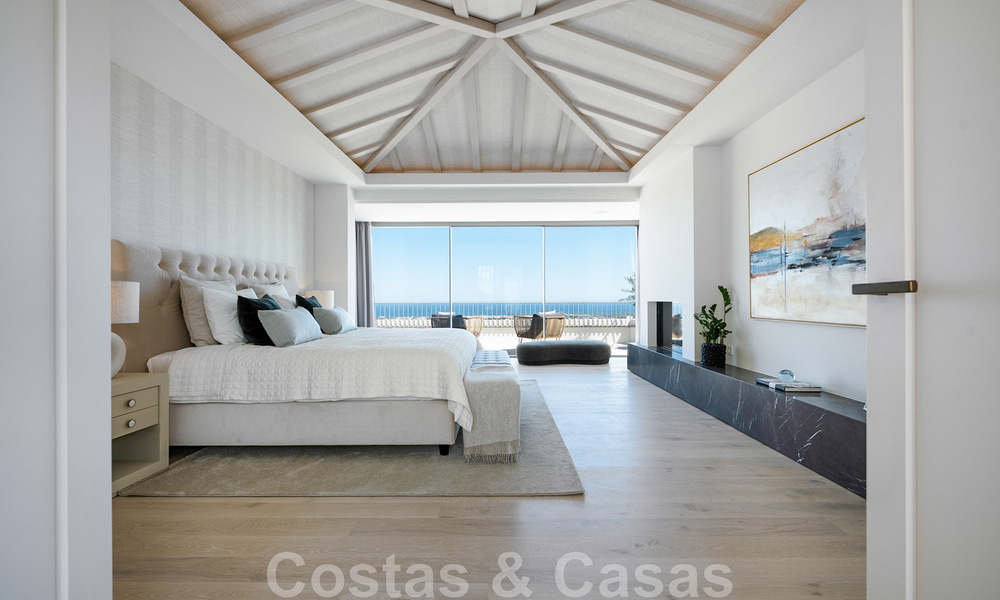 Vente d'une prestigieuse villa de luxe de style méditerranéen avec vue panoramique sur la mer à Benahavis - Marbella 43483