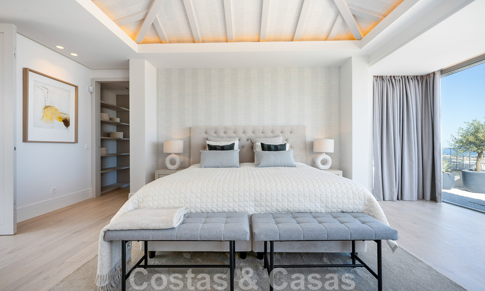 Vente d'une prestigieuse villa de luxe de style méditerranéen avec vue panoramique sur la mer à Benahavis - Marbella 43484