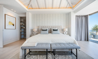 Vente d'une prestigieuse villa de luxe de style méditerranéen avec vue panoramique sur la mer à Benahavis - Marbella 43484 
