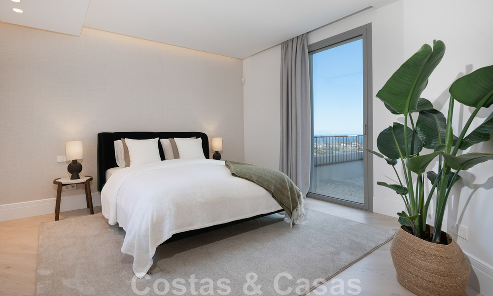 Vente d'une prestigieuse villa de luxe de style méditerranéen avec vue panoramique sur la mer à Benahavis - Marbella 43494