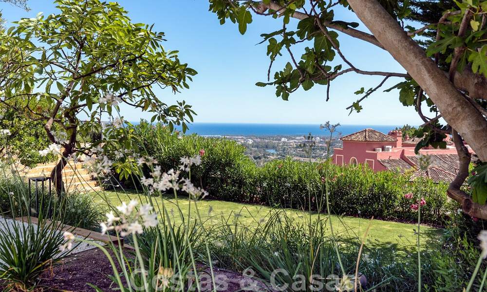Vente d'une prestigieuse villa de luxe de style méditerranéen avec vue panoramique sur la mer à Benahavis - Marbella 43508