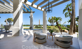 Vente d'une prestigieuse villa de luxe de style méditerranéen avec vue panoramique sur la mer à Benahavis - Marbella 43518 