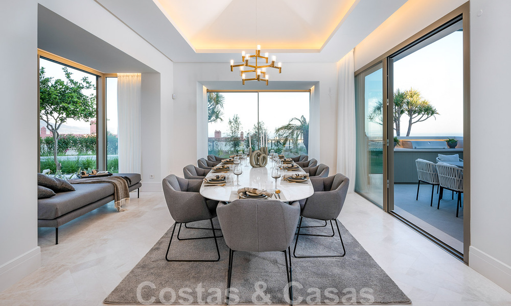 Vente d'une prestigieuse villa de luxe de style méditerranéen avec vue panoramique sur la mer à Benahavis - Marbella 43522