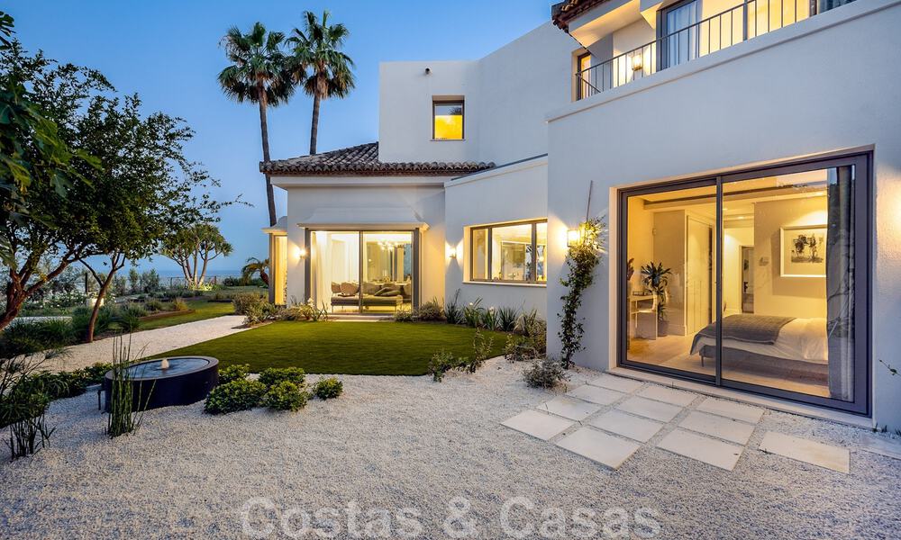 Vente d'une prestigieuse villa de luxe de style méditerranéen avec vue panoramique sur la mer à Benahavis - Marbella 43526