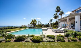 Vente d'une prestigieuse villa de luxe de style méditerranéen avec vue panoramique sur la mer à Benahavis - Marbella 43528 