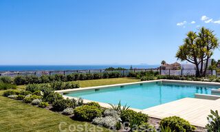 Vente d'une prestigieuse villa de luxe de style méditerranéen avec vue panoramique sur la mer à Benahavis - Marbella 43529 