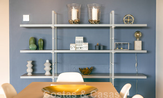 Appartement de jardin moderne et de haute qualité à vendre avec 3 chambres et des vues panoramiques sur la mer au cœur de Nueva Andalucia à Marbella 42859 