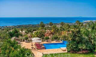 Impressionnante villa de luxe à l'architecture méditerranéenne, avec vue sur la mer, dans le quartier résidentiel recherché de Sierra Blanca, sur la Golden Mile de Marbella 42923 