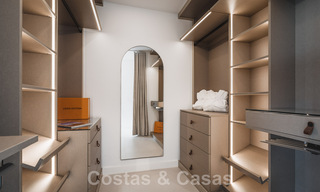 Penthouse contemporain rénové, spacieux, en duplex, avec vue panoramique sur la mer, dans une urbanisation recherchée de Nueva Andalucia, Marbella 42974 