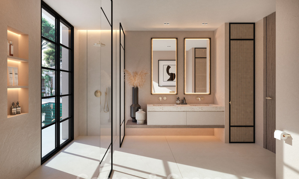 Fantastique, villa de luxe à vendre de style contemporain, à distance de marche de toutes les commodités et des plages du Golden Mile, Marbella 43157