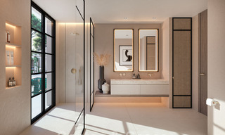 Fantastique, villa de luxe à vendre de style contemporain, à distance de marche de toutes les commodités et des plages du Golden Mile, Marbella 43157 