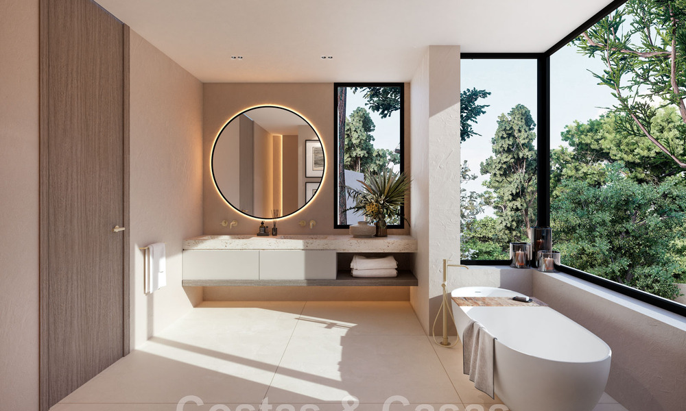 Fantastique, villa de luxe à vendre de style contemporain, à distance de marche de toutes les commodités et des plages du Golden Mile, Marbella 43158