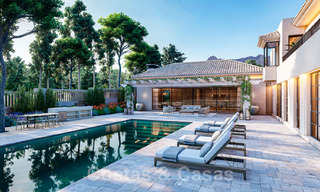 Fantastique, villa de luxe à vendre de style contemporain, à distance de marche de toutes les commodités et des plages du Golden Mile, Marbella 43179 