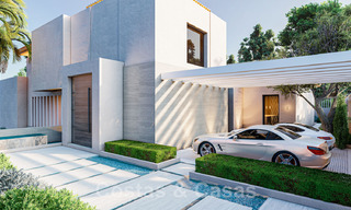 Fantastique, villa de luxe à vendre de style contemporain, à distance de marche de toutes les commodités et des plages du Golden Mile, Marbella 43186 