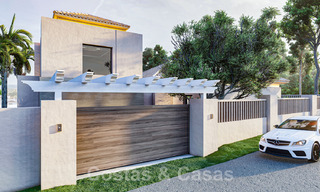 Fantastique, villa de luxe à vendre de style contemporain, à distance de marche de toutes les commodités et des plages du Golden Mile, Marbella 43187 