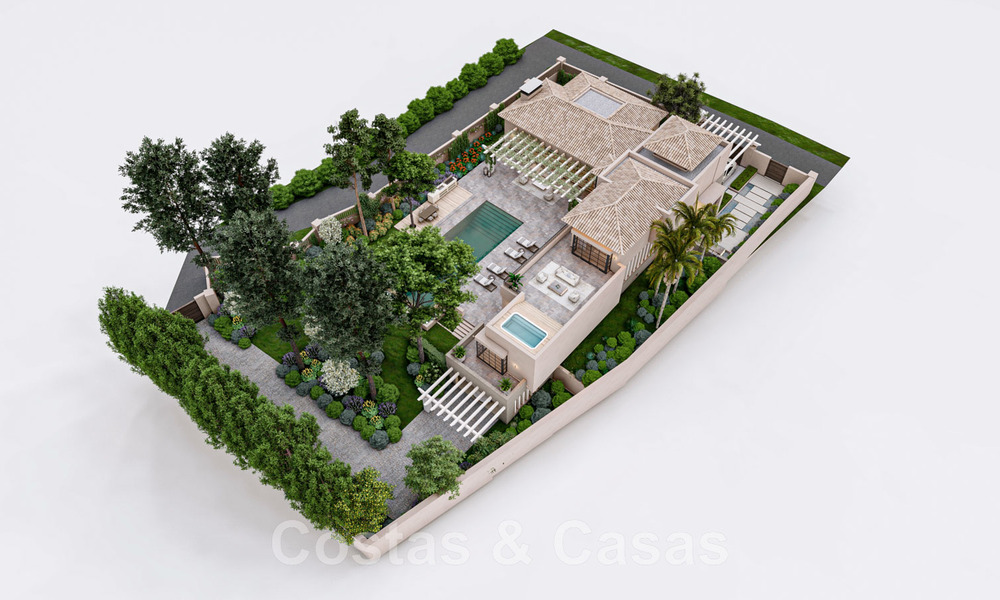 Fantastique, villa de luxe à vendre de style contemporain, à distance de marche de toutes les commodités et des plages du Golden Mile, Marbella 43191
