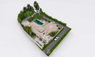 Fantastique, villa de luxe à vendre de style contemporain, à distance de marche de toutes les commodités et des plages du Golden Mile, Marbella 43193 