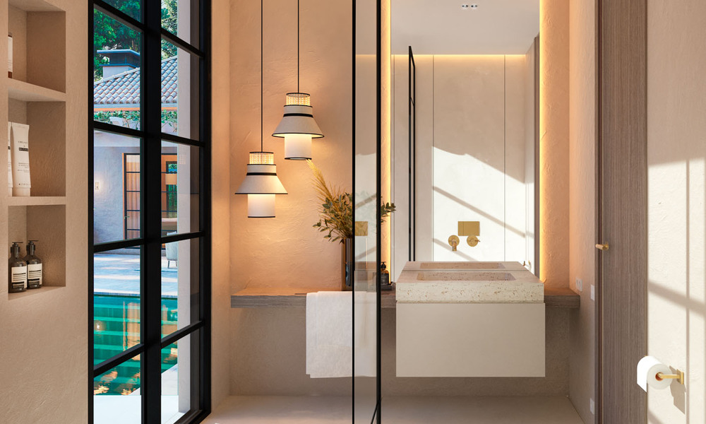 Fantastique, villa de luxe à vendre de style contemporain, à distance de marche de toutes les commodités et des plages du Golden Mile, Marbella 43202