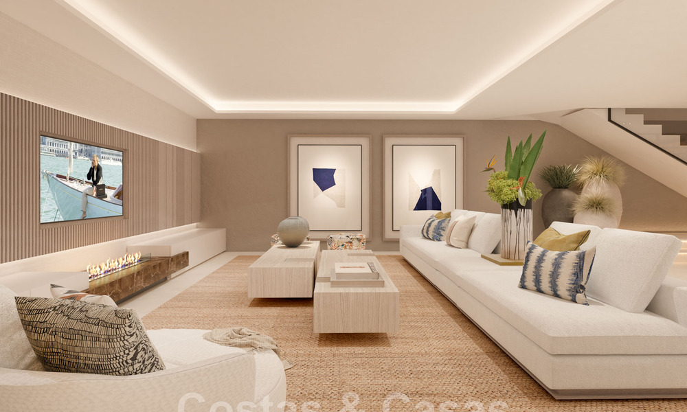 Fantastique, villa de luxe à vendre de style contemporain, à distance de marche de toutes les commodités et des plages du Golden Mile, Marbella 43215