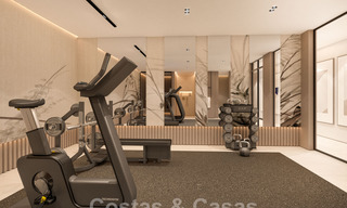 Fantastique, villa de luxe à vendre de style contemporain, à distance de marche de toutes les commodités et des plages du Golden Mile, Marbella 43218 