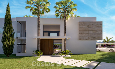 Nouvelles! Villas contemporaines de luxe à vendre à distance de marche d'un club de golf renommé, sur le nouveau Golden Mile entre Marbella et Estepona 43220